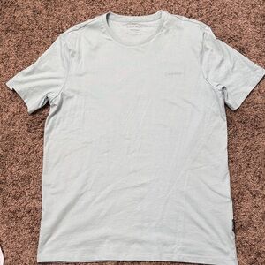 Calvin Klein Men's Soft light Green Short Sleeve Tee
